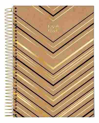 CADERNO 10X1 KRAFT BLACK